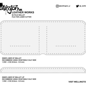 Wellington JR Bi-Fold Wallet Template