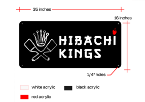 Vector file preparation for Laser cutting acrylic signs