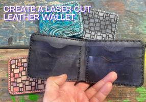 Crafting a laser cut leather wallet